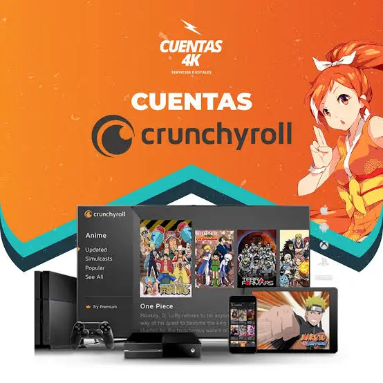 CRUNCHYROLL MEGA FAN  RENOVACION 30 DIAS